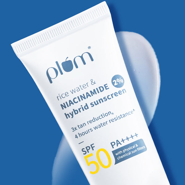 2% Niacinamide & Rice Water SPF 50 PA+++ Hybrid Sunscreen