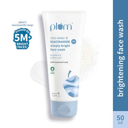 2% Niacinamide & Rice Water Simply Bright Face Wash