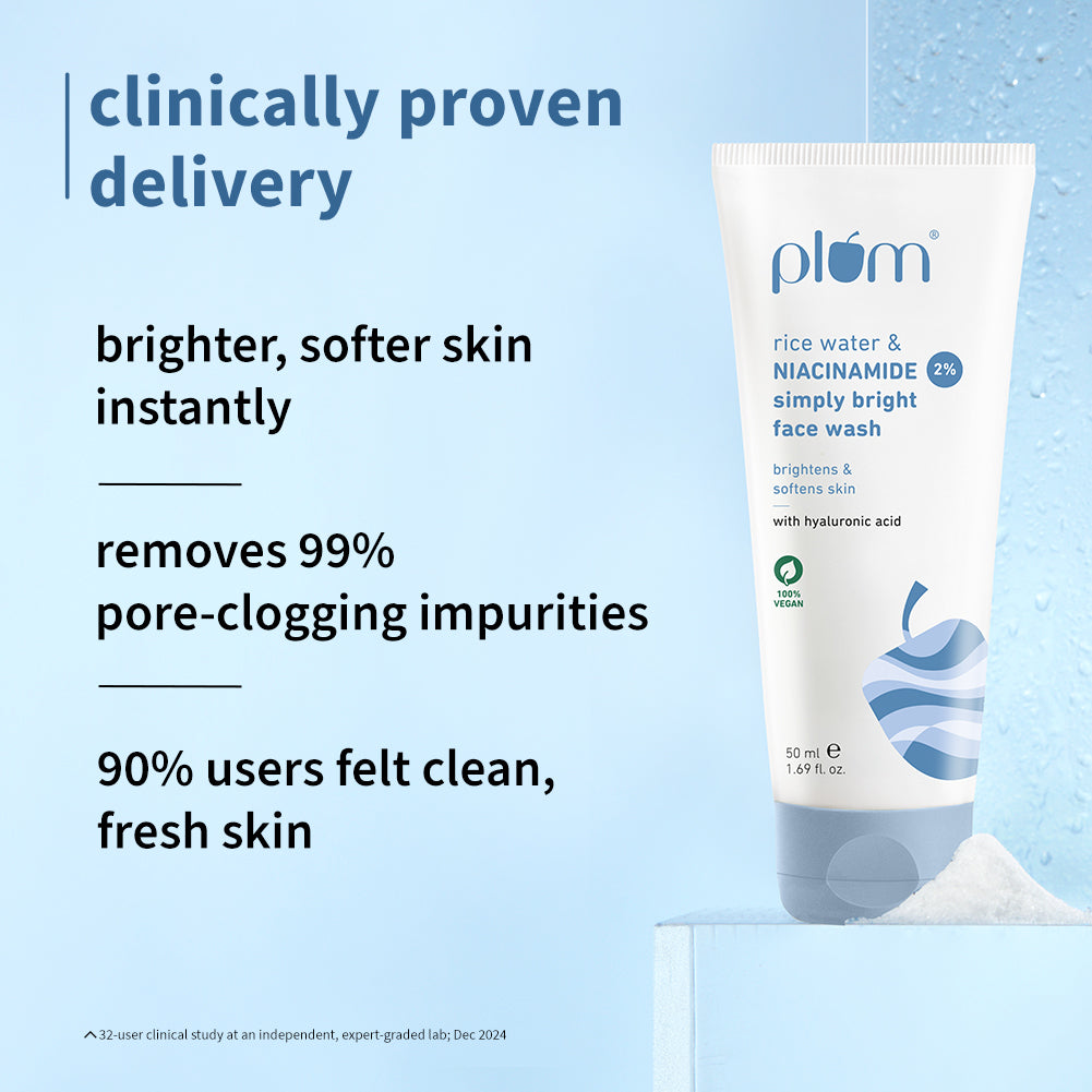 2% Niacinamide & Rice Water Simply Bright Face Wash