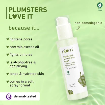 Green Tea Alcohol-Free, Pore Tightening Face Toner