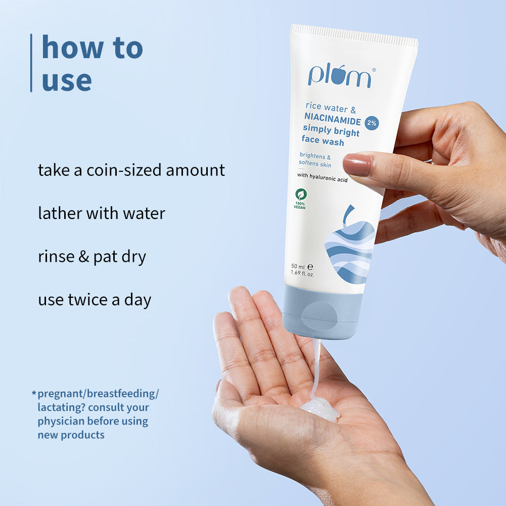 2% Niacinamide & Rice Water Simply Bright Face Wash