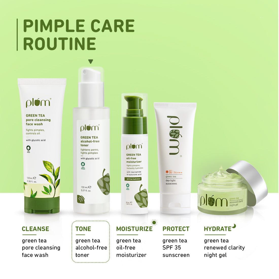 Green Tea Alcohol-Free, Pore Tightening Face Toner