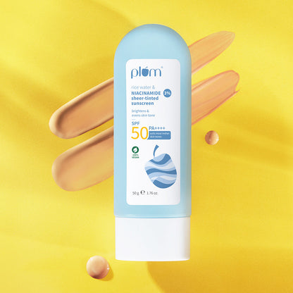 3% Niacinamide & Rice Water SPF 50 Sheer-Tinted Sunscreen