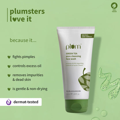 Green Tea Pore Cleansing Face Wash